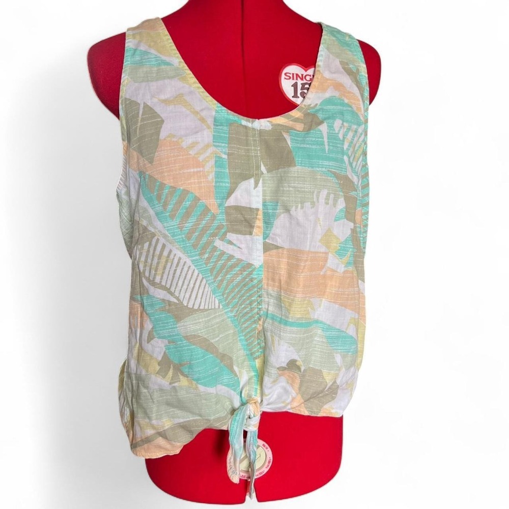PrAna McKenzie Tank Top With Tie Detail Size Large Outdoors Summer Vacation